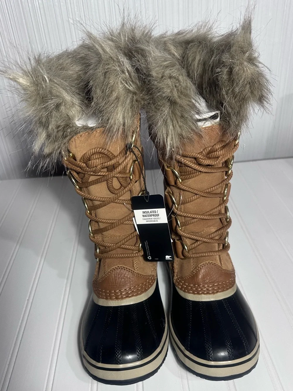 Sorel NWT Joan on Arctic waterproof leather winter boots women’s 7